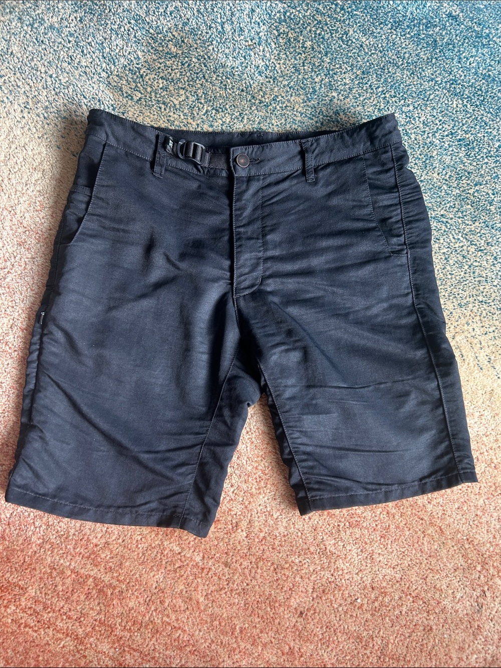 Men's Black Mission Workshop Stahl Shorts, size 31